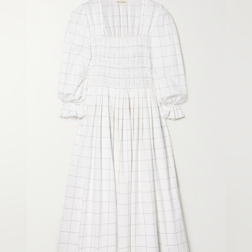 White Long Sleeve Women's Dress
